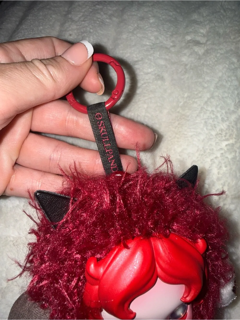 Skullpanda chomp; New red doll pop mart